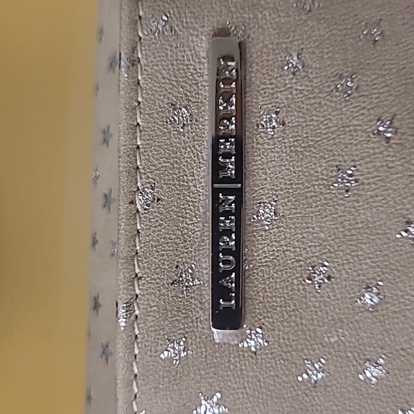 Lauren Merkin Star Print Suede Petite Shoulder Bag - Picture 3 of 5